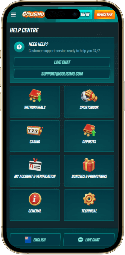 Golisimo Casino Support